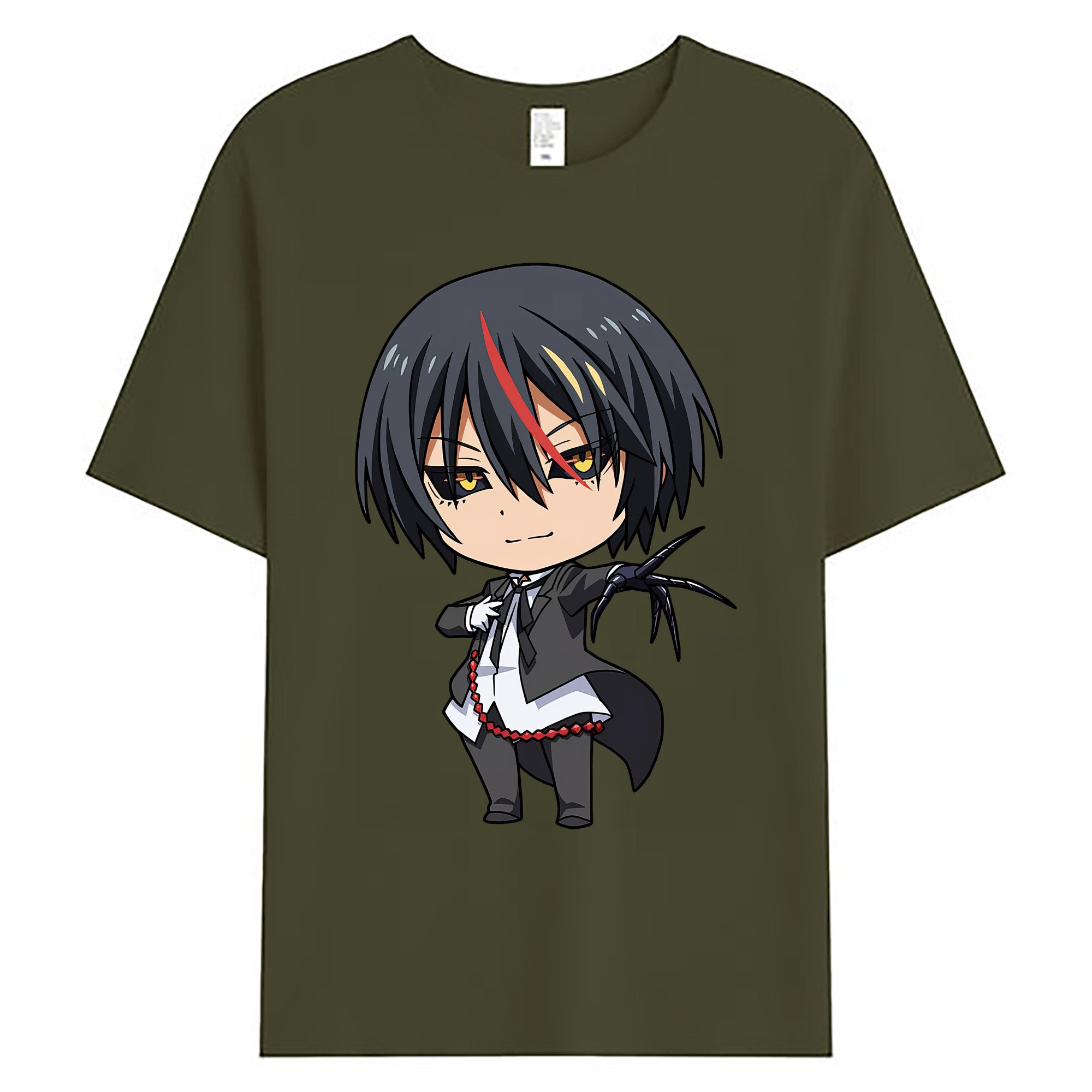 （画像用） 転スラ Regarding Reincarnated to Slime 綿100％ メンズ半袖Tシャツ｜肌触りやわらか＆通気性